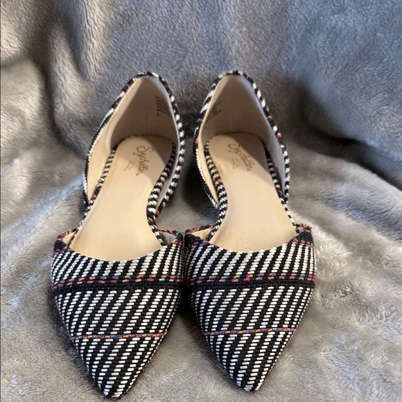 Seychelles Anthropologie Black and White Plaid Flats - Picture 4 of 9